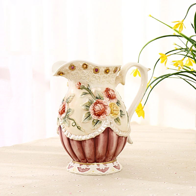 EUROPEAN CREATIVE CARVING FLOWER ARTS VASE VICTORIA ROSE HYDROPONIC VASE CERAMICS CRAFTS HOME DECORATION ACCESSORIES R3904
EUROPEAN CREATIVE CARVING FLOWER ARTS VASE VICTORIA ROSE HYDROPONIC VASE CERAMICS CRAFTS HOME DECORATION ACCESSORIES R3904