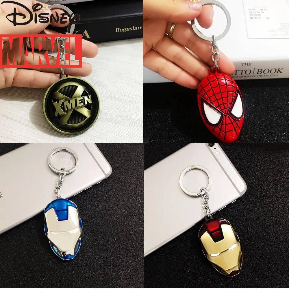 Disney Marvel Avengers Metal Keychain Captain America Shield Spiderman Iron Man Mask Keychain Pendant Party Holiday Gift
Disney Marvel Avengers Metal Keychain Captain America Shield Spiderman Iron Man Mask Keychain Pendant Party Holiday Gift