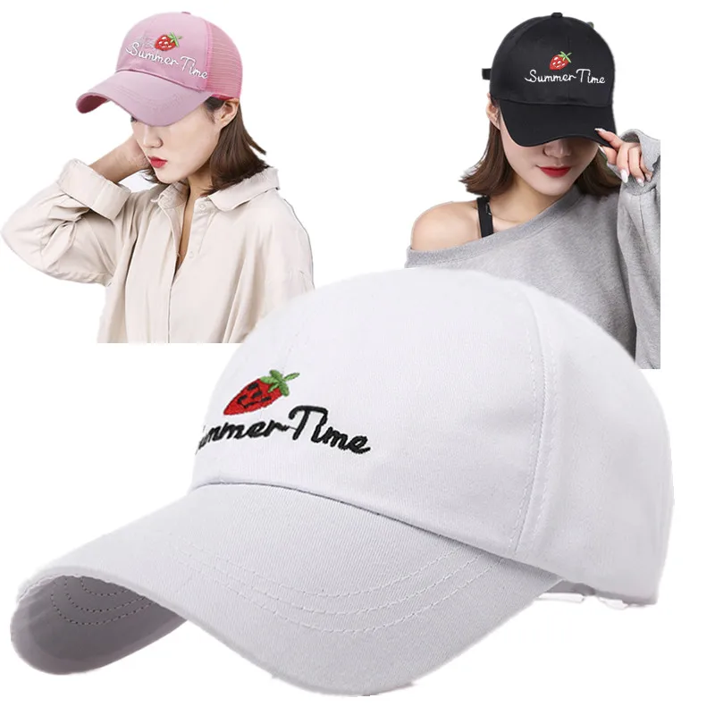 3Colors Adjustable Fashion Cute Woman Hip-Hop Sunscreen Cotton Strawberry Printed Embroidered Baseball Caps Unisex Outdoor Sport
3Colors Adjustable Fashion Cute Woman Hip-Hop Sunscreen Cotton Strawberry Printed Embroidered Baseball Caps Unisex Outdoor Sport