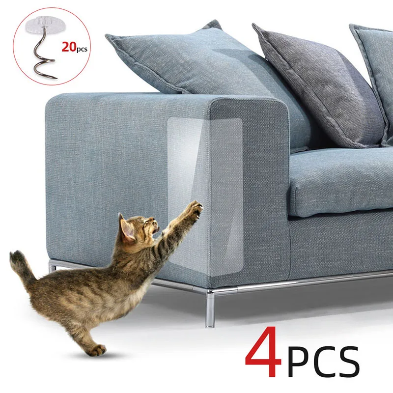 4pcs Couch Cat Scratch Guards Mat Scraper Cat Tree Scratching Claw Post Protector Sofa For Cats Scratcher Paw Pads Pet Furniture
4pcs Couch Cat Scratch Guards Mat Scraper Cat Tree Scratching Claw Post Protector Sofa For Cats Scratcher Paw Pads Pet Furniture