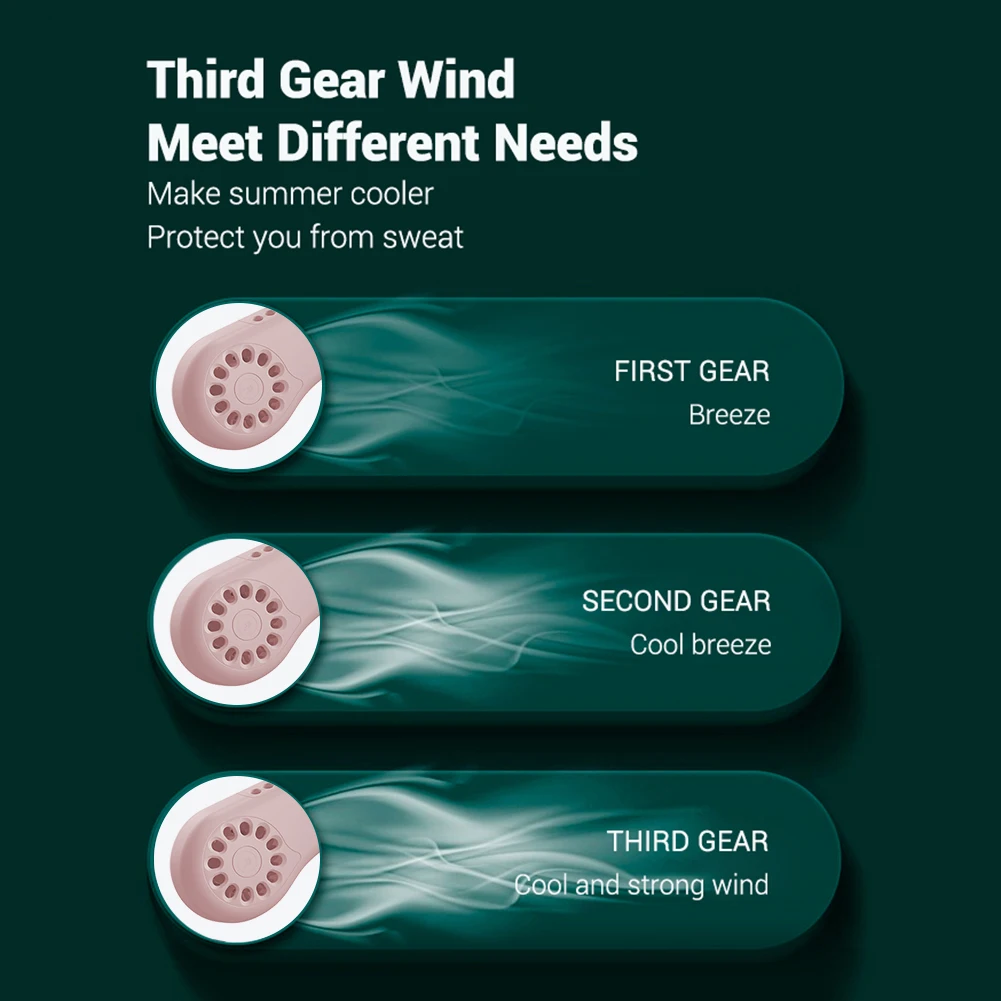 ELOOLE Hanging Neck Fan Silent USB Rechargeable Leafless Hanging Neck Fan Cooler Lazy Mini Neckband Fan Portable Bladeless Fan
ELOOLE Hanging Neck Fan Silent USB Rechargeable Leafless Hanging Neck Fan Cooler Lazy Mini Neckband Fan Portable Bladeless Fan