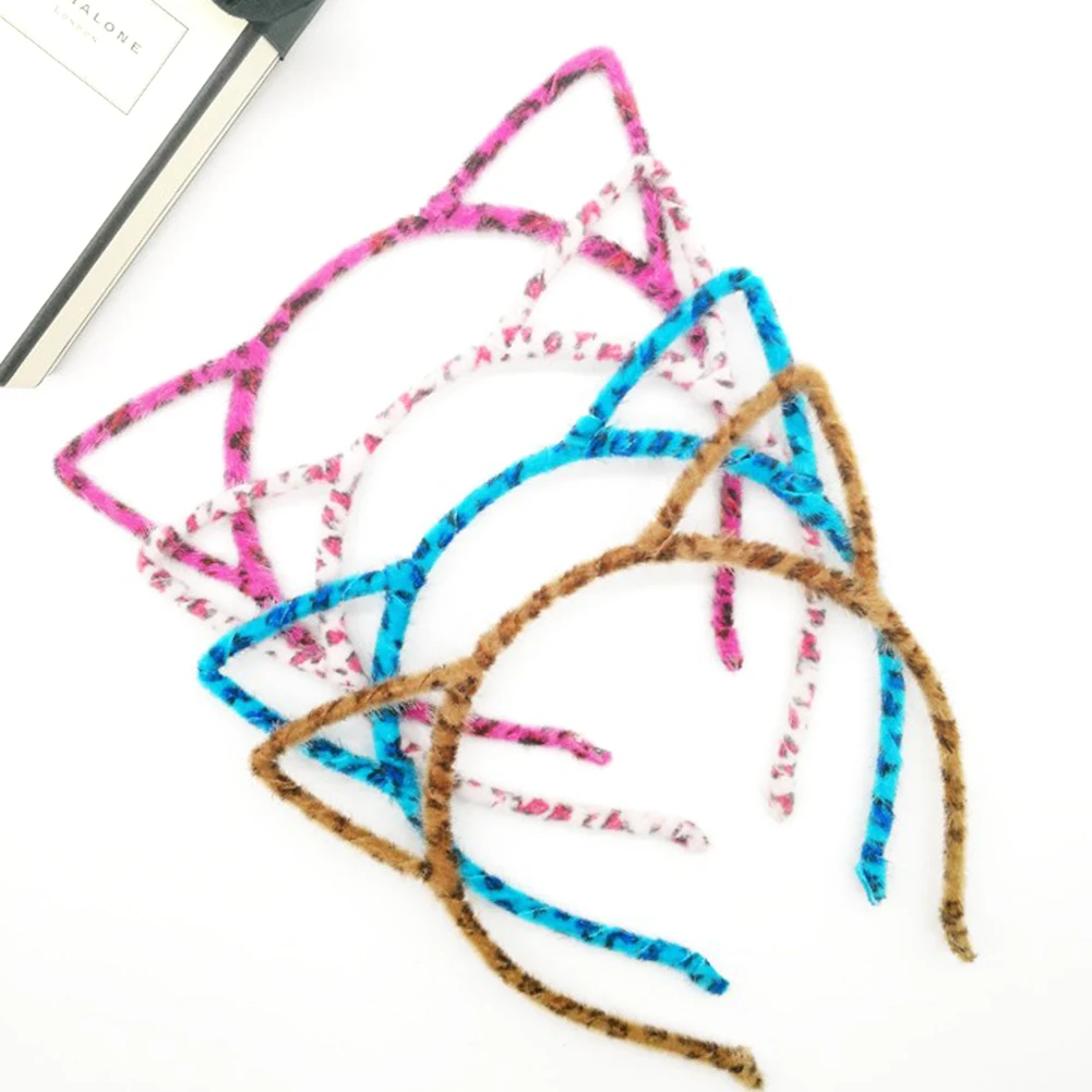 Stylish Women Girls Black Leopard Cat Ears Headband Accessories Sexy Head Band Multicolor Styling Tools Headwear Fashion
Stylish Women Girls Black Leopard Cat Ears Headband Accessories Sexy Head Band Multicolor Styling Tools Headwear Fashion