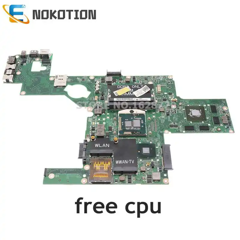 NOKOTION CN-0C9RHD 0C9RHD DAGM6BMB8F0 материнская плата для Dell XPS L501X ноутбука HM57 DDR3 GT420M 1 Гб |