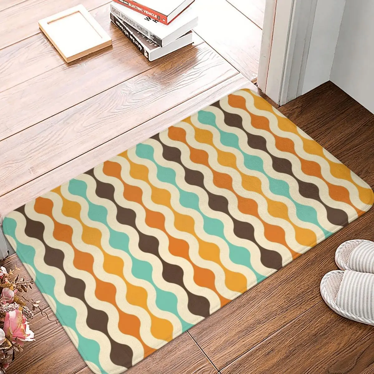 Groovy 70's Pattern II Doormat Carpet Mat Rug Polyester Anti-slip Floor Decor Bath Bathroom Kitchen Balcony 40*60
Groovy 70's Pattern II Doormat Carpet Mat Rug Polyester Anti-slip Floor Decor Bath Bathroom Kitchen Balcony 40*60