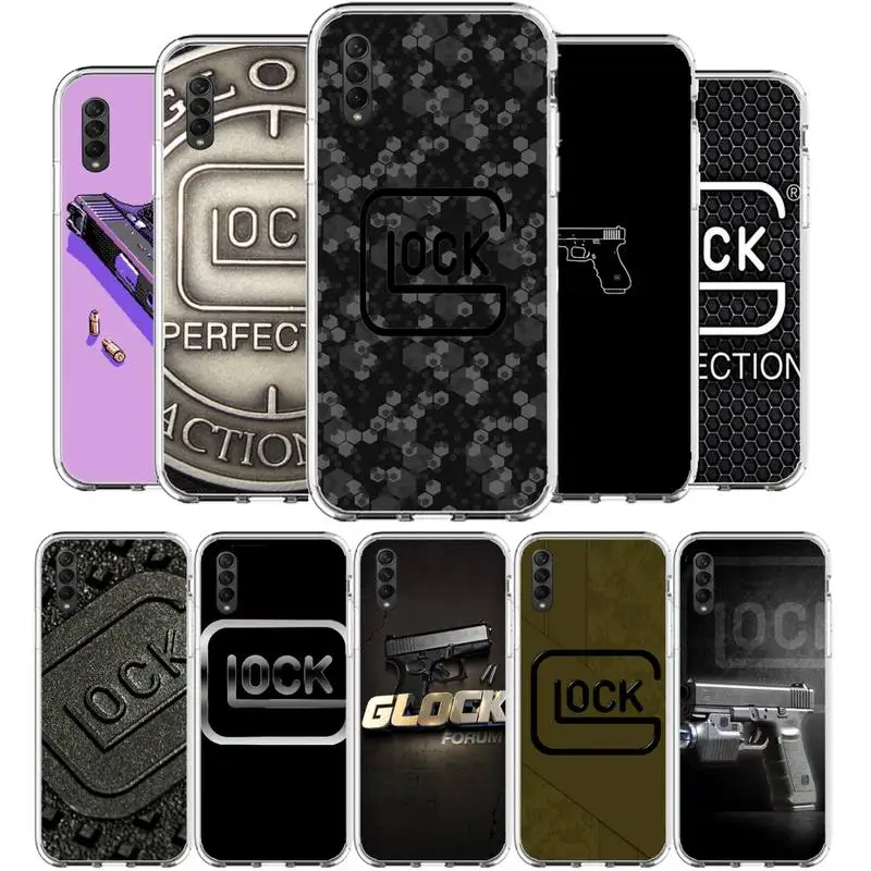 Glock Handgun Phone Case For Samsung A10 A30 A40 A50 A70 A51 A52 A71 A12 A21S A31 A20 30S A50S clear cover
Glock Handgun Phone Case For Samsung A10 A30 A40 A50 A70 A51 A52 A71 A12 A21S A31 A20 30S A50S clear cover