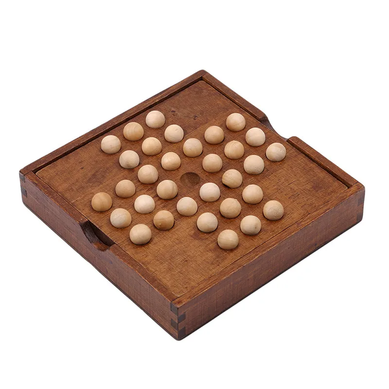 Европейские деревянные пазлы классические игрушки мраморные пазлы-шахматы игры
