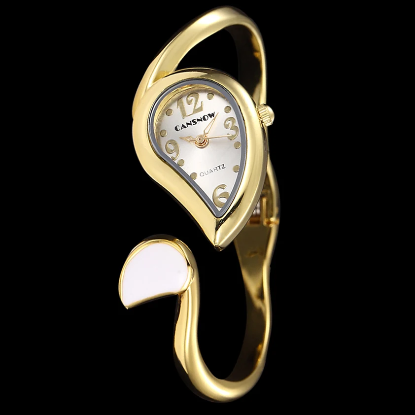 Женские часы роскошный браслет в форме сердца наручные золотой маленький