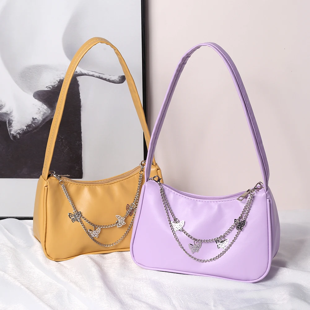 Women Chain PU Shoulder Underarm Bag Casual Small Handbag Bags For Women Messenger Solid Zipper Shoulder Bags Bolsa Mujer
Women Chain PU Shoulder Underarm Bag Casual Small Handbag Bags For Women Messenger Solid Zipper Shoulder Bags Bolsa Mujer