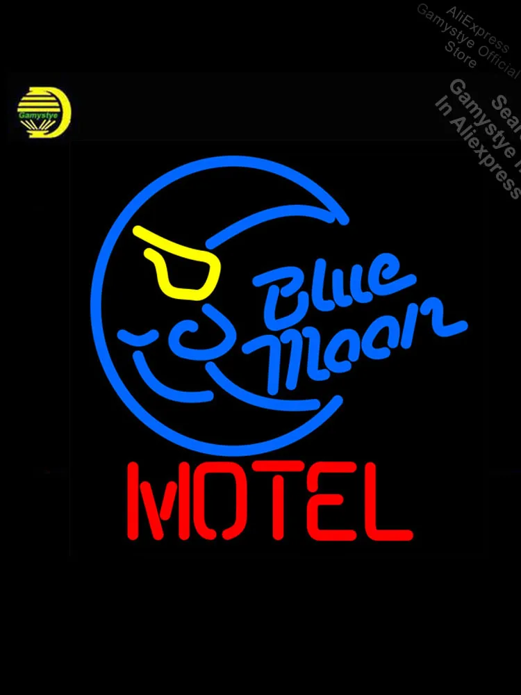 Neon Sign for Blue Moon Motel Neon Bulbs sign handcraft neon light Attract Real Glass Neon Recreation Room Neon Bulbs Decorative
Neon Sign for Blue Moon Motel Neon Bulbs sign handcraft neon light Attract Real Glass Neon Recreation Room Neon Bulbs Decorative
