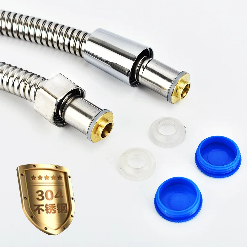 1.5m Stainless Steel Shower Hose High Quality Encryption Explosion-proof Hose Spring Tube Pull Tube Bathroom Accessories
1.5m Stainless Steel Shower Hose High Quality Encryption Explosion-proof Hose Spring Tube Pull Tube Bathroom Accessories