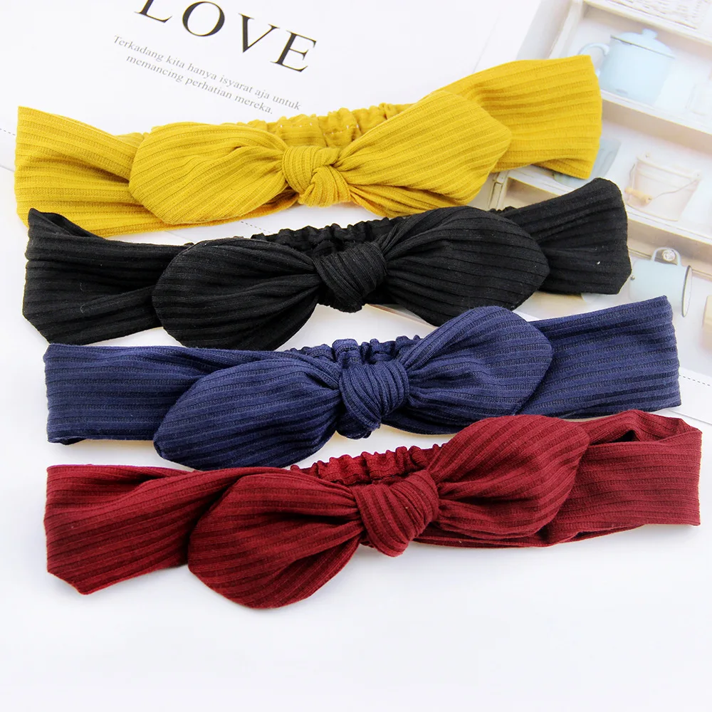 Bunny Ears Headband Women Knotted Bow Hairband Female Stretch Rabbit Ear Hair Band Headdress Hair Accessories
Bunny Ears Headband Women Knotted Bow Hairband Female Stretch Rabbit Ear Hair Band Headdress Hair Accessories