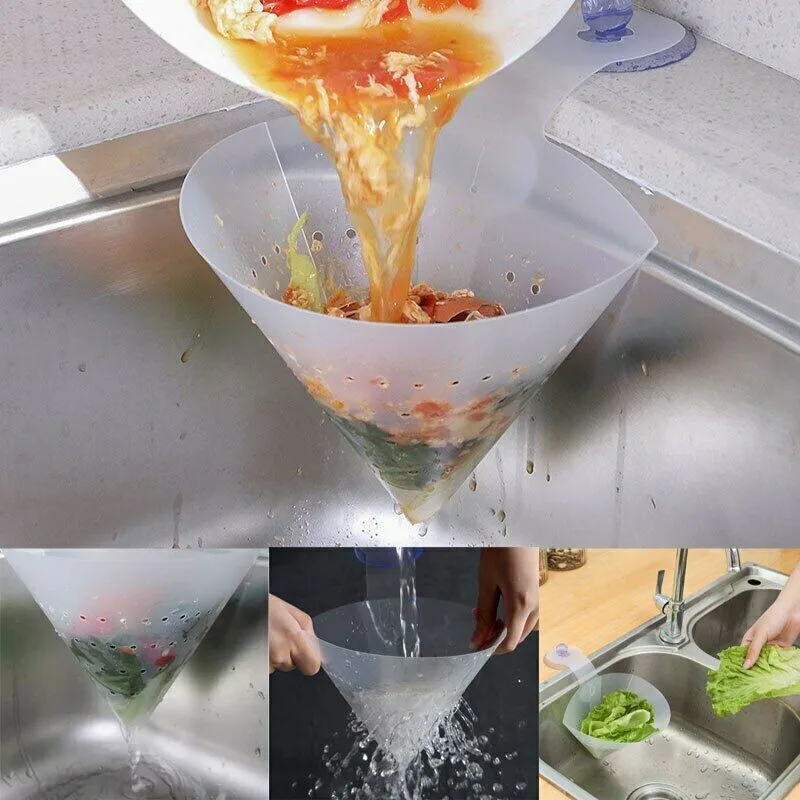 Складные фильтры из ПВХ для кухни портативное антиблокирующее устройство
