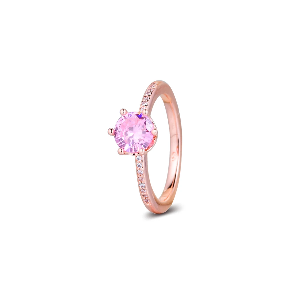Rose Sparkling Crown Solitaire Rings 100% Authentic 925 Sterling-Silver-Jewelry Free Shipping 
Rose Sparkling Crown Solitaire Rings 100% Authentic 925 Sterling-Silver-Jewelry Free Shipping