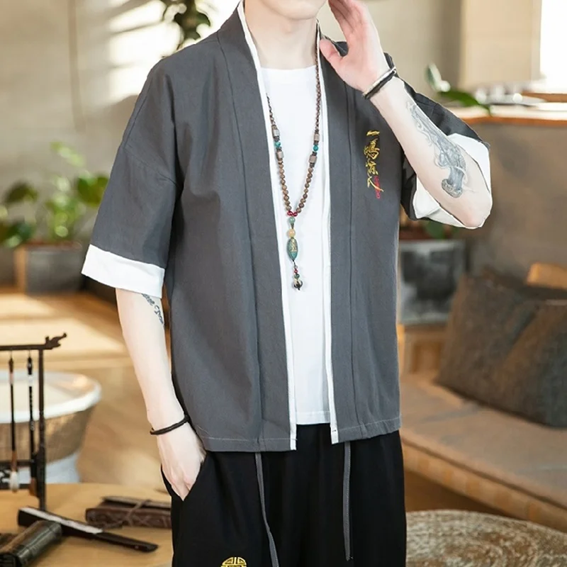Men Cotton Linen Kimono Cardigan Men Gown Japanese Traditional Casual Jackets Yukata 2021 Summer Asian Streetwear Haori FF3232
Men Cotton Linen Kimono Cardigan Men Gown Japanese Traditional Casual Jackets Yukata 2021 Summer Asian Streetwear Haori FF3232