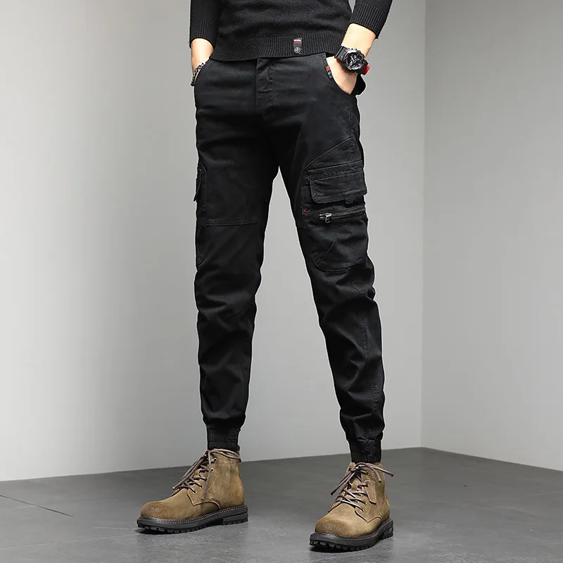 Men Winter Outdoor Jogging Black Cargo Pants Men Autumn Fashion Casual Loose Sports Pants Men Big Pocket Trousers Big Size
Men Winter Outdoor Jogging Black Cargo Pants Men Autumn Fashion Casual Loose Sports Pants Men Big Pocket Trousers Big Size