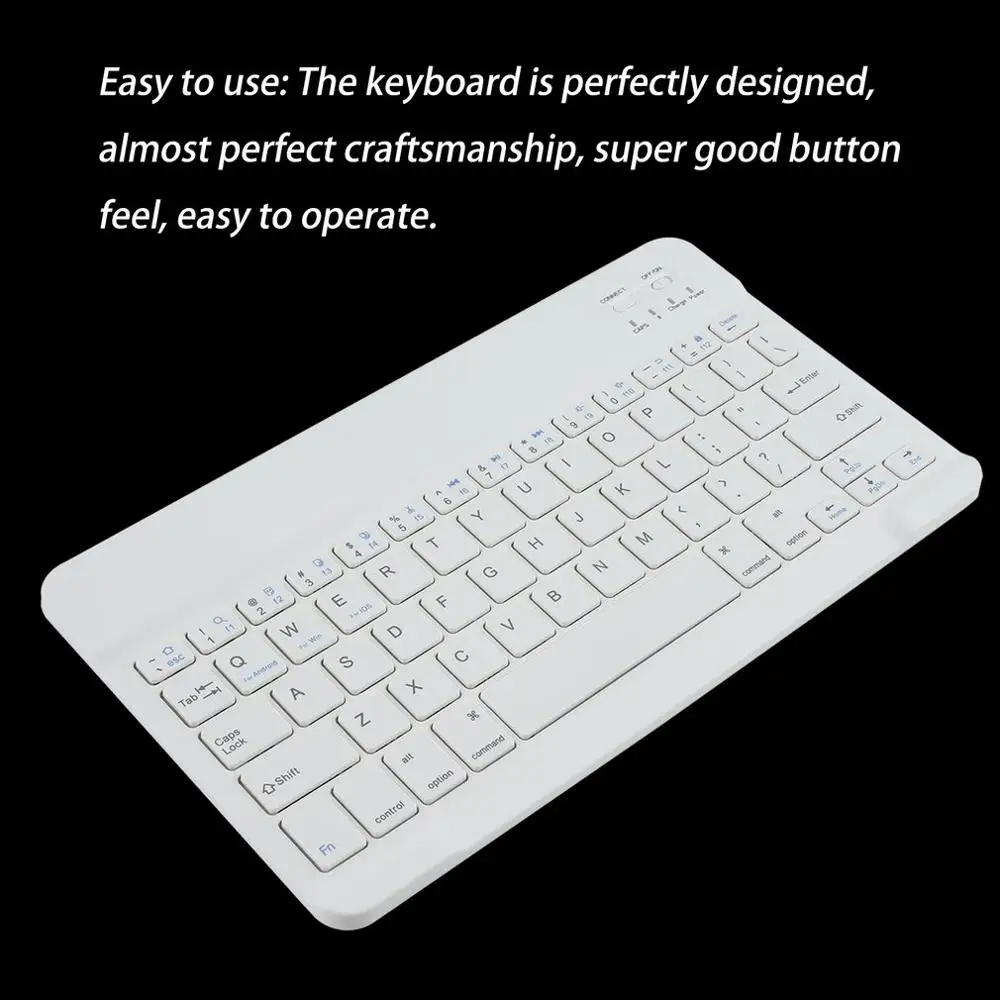 Slim Portable Mini Wireless Bluetooth Keyboard For Tablet Laptop Smartphone iPad Support IOS Android Universal Wireless Keyboard
Slim Portable Mini Wireless Bluetooth Keyboard For Tablet Laptop Smartphone iPad Support IOS Android Universal Wireless Keyboard