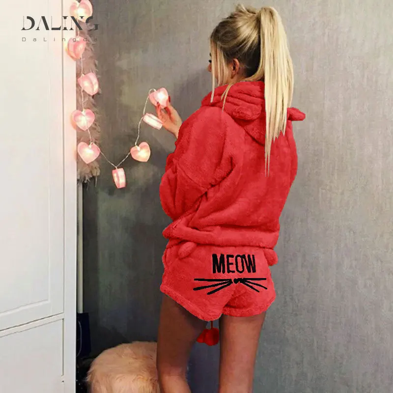 Plus size Women's Pajama Sets Autumn Winter Flannel Cartoon Warm Pyjamas Animal Sleepwear Cat Cute Female Fashion Girls Homewear
Plus size Women's Pajama Sets Autumn Winter Flannel Cartoon Warm Pyjamas Animal Sleepwear Cat Cute Female Fashion Girls Homewear