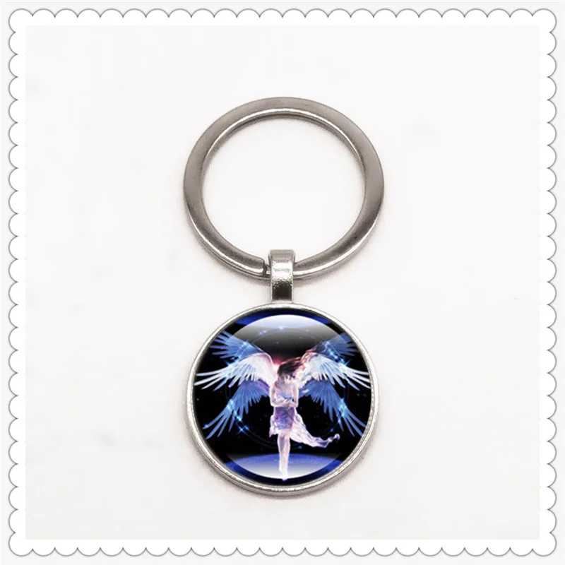 Moon angel boutique pattern keychain convex round pendant classic fashion men and women keychain gift jewelry
Moon angel boutique pattern keychain convex round pendant classic fashion men and women keychain gift jewelry