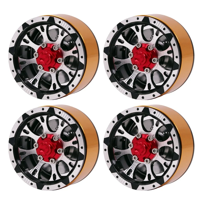 4Pcs 1.9 Inch Beadlock Wheels Rims for 1/10 RC Crawler Axial SCX10 SCX10 II 90046 AXI03007 TRX4 D90
4Pcs 1.9 Inch Beadlock Wheels Rims for 1/10 RC Crawler Axial SCX10 SCX10 II 90046 AXI03007 TRX4 D90