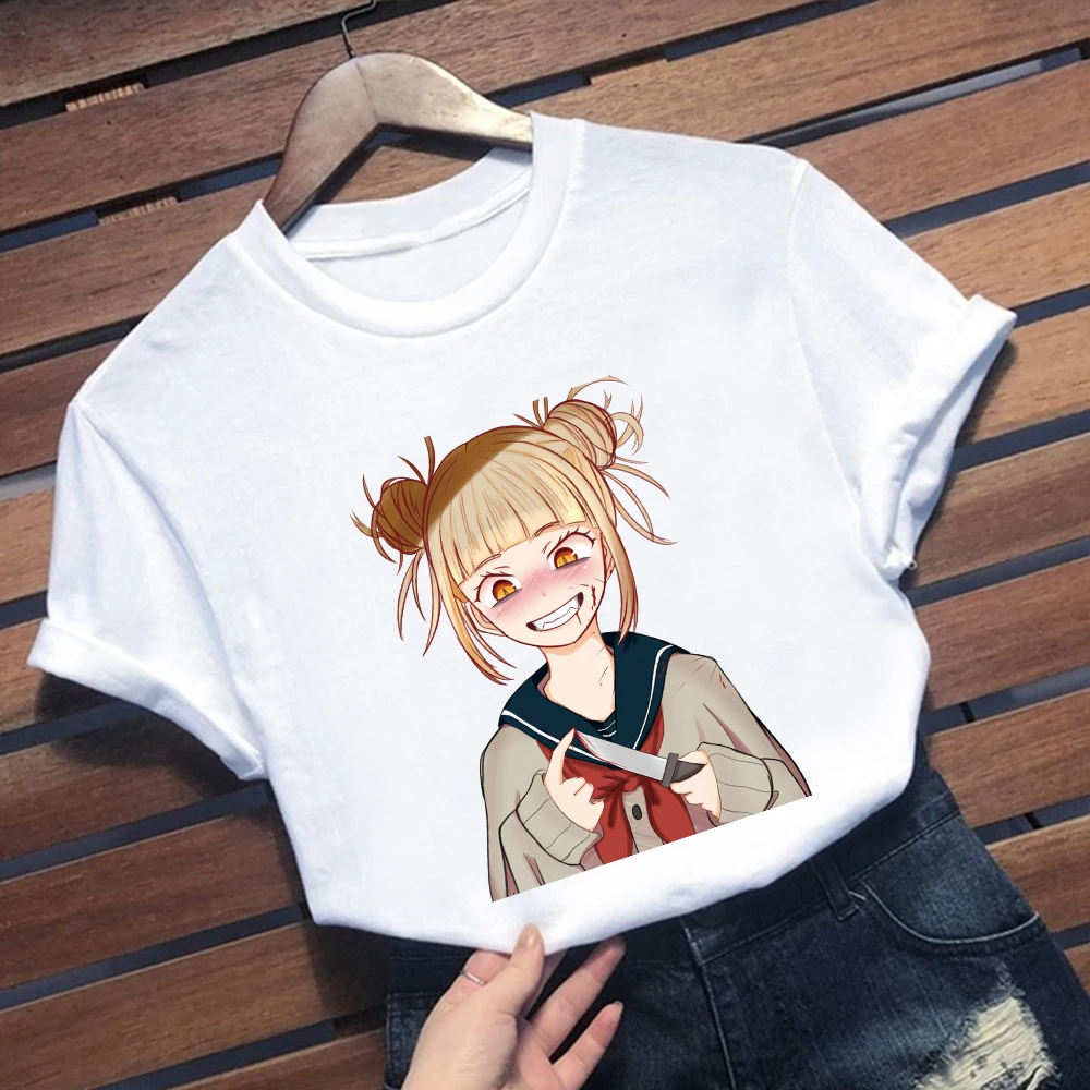 Anime My Hero Academia Himiko Toga Funny Cartoon T Shirt 2021 Summer Fashion Round Neck Streetwear Harajuku Tee Tops Female
Anime My Hero Academia Himiko Toga Funny Cartoon T Shirt 2021 Summer Fashion Round Neck Streetwear Harajuku Tee Tops Female