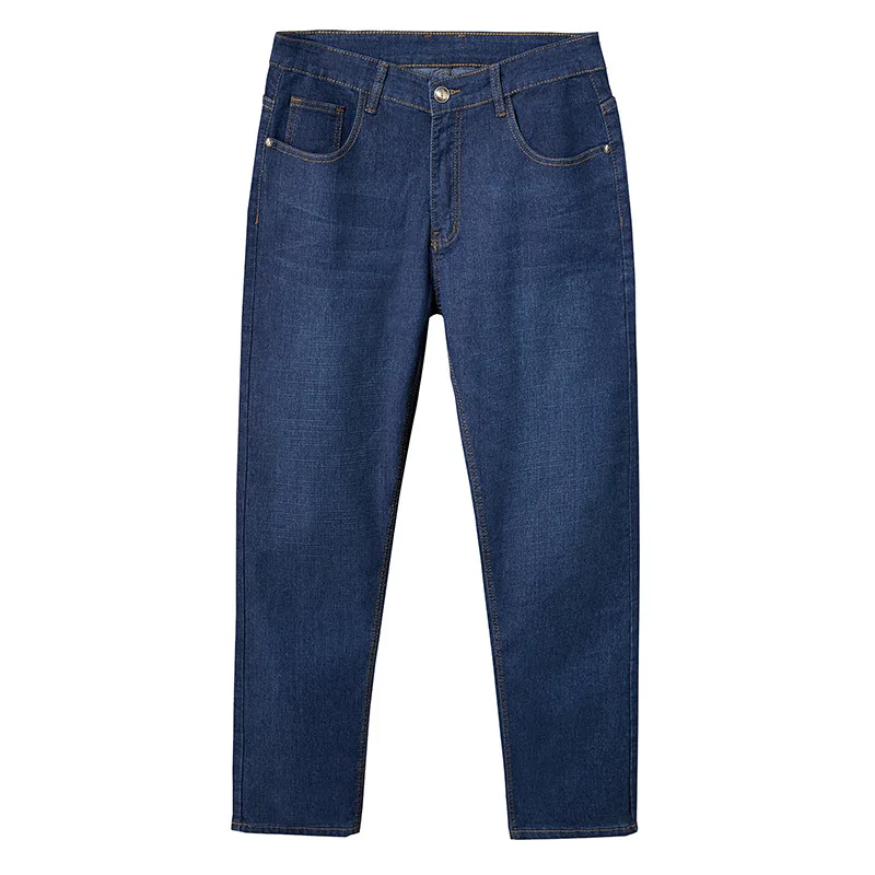 Large men's elastic loose Wide Leg Jeans plus extra large wear-resistant fat business straight pants 
Large men's elastic loose Wide Leg Jeans plus extra large wear-resistant fat business straight pants