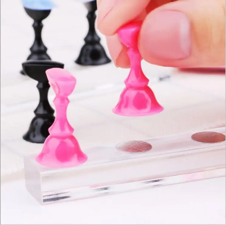 5pcs Nail Art Practice Display Stand Chess Board Magnetic Tips White Black Practice Holder Set Polish Gel Color Chart Tool
5pcs Nail Art Practice Display Stand Chess Board Magnetic Tips White Black Practice Holder Set Polish Gel Color Chart Tool