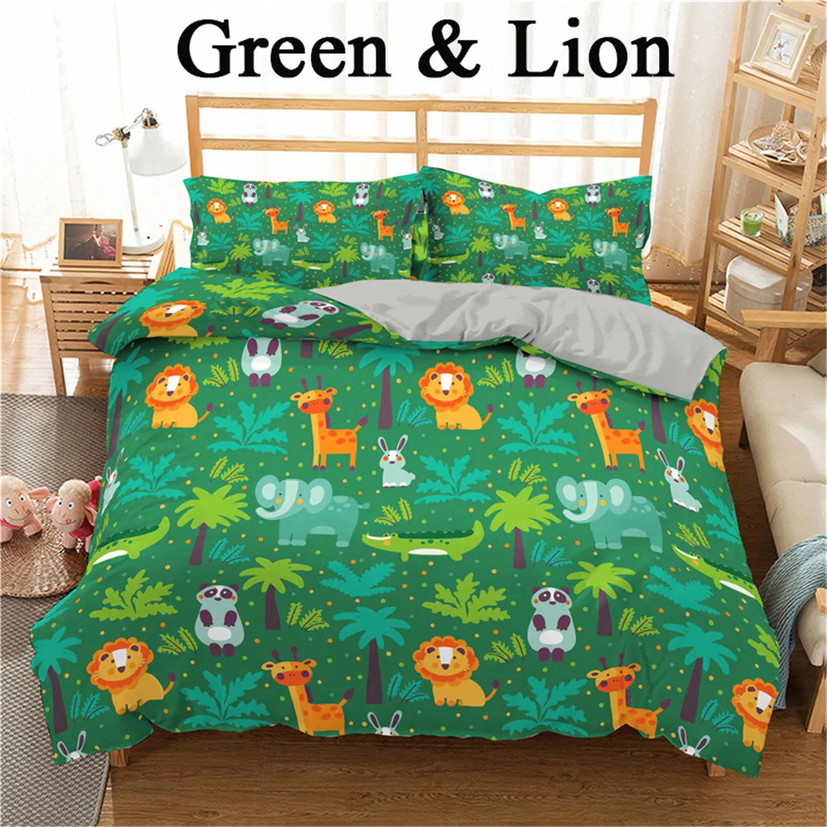 3D Bedding Set Cartoon Animals Adult Kids Duvet Cover Queen King Size Pillowcase Dinosaur Comforter Covers Girl Boy Bedclothes
3D Bedding Set Cartoon Animals Adult Kids Duvet Cover Queen King Size Pillowcase Dinosaur Comforter Covers Girl Boy Bedclothes