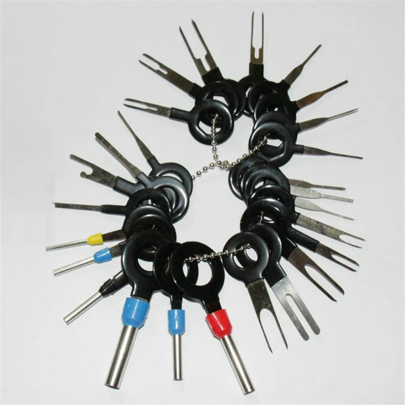 36PCS Terminal Removal Tool Car Electrical Wiring Crimp Connector Pin Extractor Kit
36PCS Terminal Removal Tool Car Electrical Wiring Crimp Connector Pin Extractor Kit