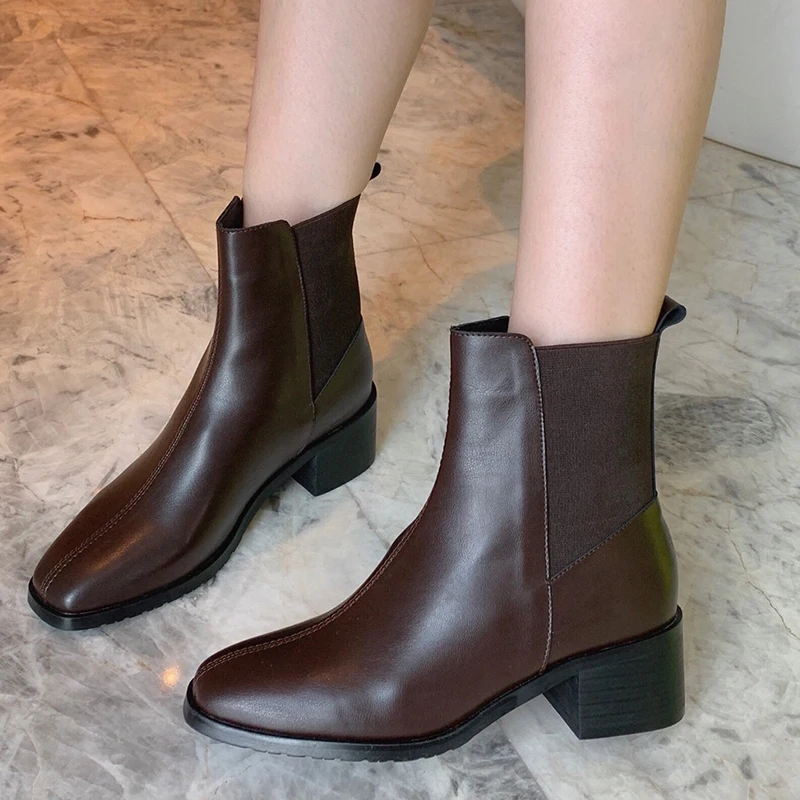 Fashion Modern Boots Women Ankle Short Boots Autumn Winter Med Heels Shoes Female Slip On Casual Shoes For Ladies New 2021
Fashion Modern Boots Women Ankle Short Boots Autumn Winter Med Heels Shoes Female Slip On Casual Shoes For Ladies New 2021
