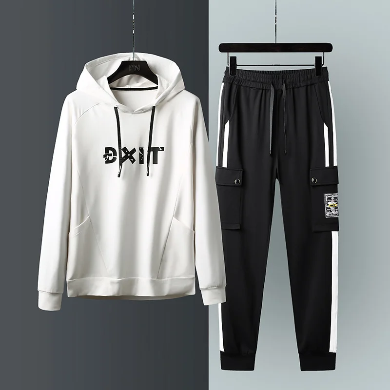 Спортивный костюм мужской из двух предметов, пуловер с капюшоном, свитшот, спортивные штаны, модный осенний спортивный костюм, большие разм...
Спортивный костюм мужской из двух предметов, пуловер с капюшоном, свитшот, спортивные штаны, модный осенний спортивный костюм, большие разм...