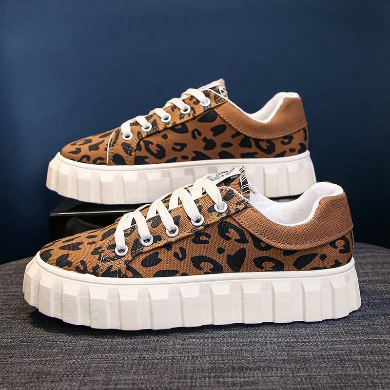 2021 New Women Canvas Shoes Fashion Leopard Design Casual Breathable Autumn Thick Bottom Lace-up Outdoor Sneakers Women Shoes
2021 New Women Canvas Shoes Fashion Leopard Design Casual Breathable Autumn Thick Bottom Lace-up Outdoor Sneakers Women Shoes