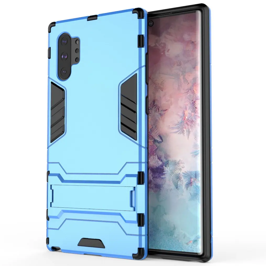 

Hybrid Armor Cases For Samsung Galaxy Note 10 Plus Case note10 with stand ShockProof Protector Phone Cover For Galaxy note 10