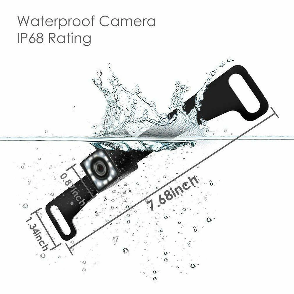Car Rear View Camera Mini Waterproof License Plate Frame Back Up Camera Night Vision Parking Back Reverse Webcam Monitoring Safe
Car Rear View Camera Mini Waterproof License Plate Frame Back Up Camera Night Vision Parking Back Reverse Webcam Monitoring Safe