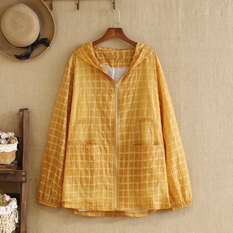 Женская одежда с длинным рукавом, толстовка на молнии, летняя куртка большого размера, тонкое пальто, солнцезащитное платье для женщин на ле... 
Женская одежда с длинным рукавом, толстовка на молнии, летняя куртка большого размера, тонкое пальто, солнцезащитное платье для женщин на ле...