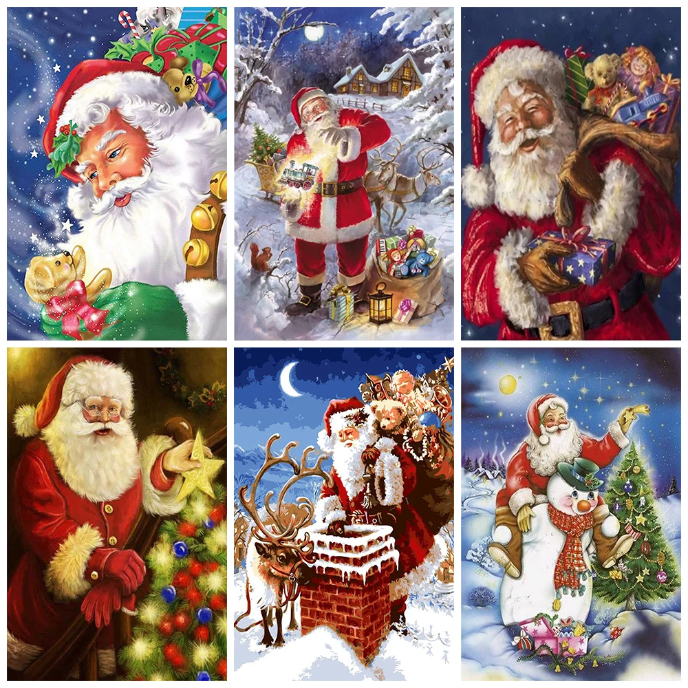 5D Diy Diamond Painting Santa Claus Full Square/Round Drill Christmas Diamond Embroidery Cross Stitch Kits Home Decor Art Gift
5D Diy Diamond Painting Santa Claus Full Square/Round Drill Christmas Diamond Embroidery Cross Stitch Kits Home Decor Art Gift