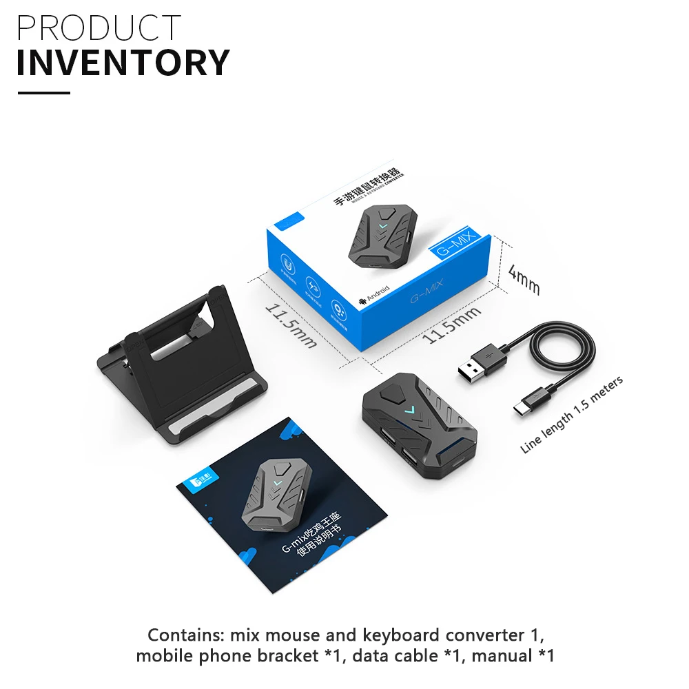 Keyboard Mouse Converter Station Bluetooth Adapter Dock Gamepad for IOS Android Mobile PUBG Game Holder No Download Any Software
Keyboard Mouse Converter Station Bluetooth Adapter Dock Gamepad for IOS Android Mobile PUBG Game Holder No Download Any Software