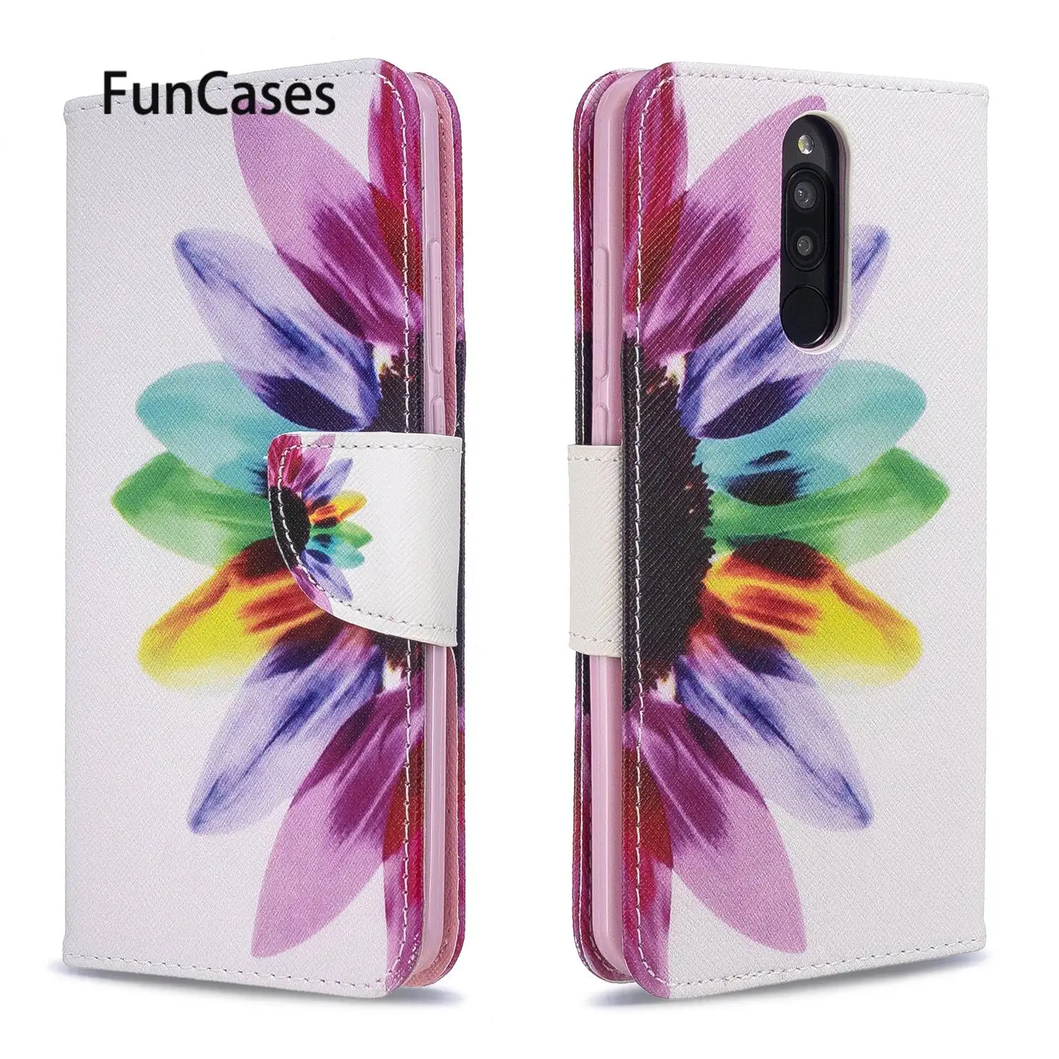 Чехол для смартфона s с цитатами и сообщениями Xiaomi estuche Redmi 8 бумажник флип чехол