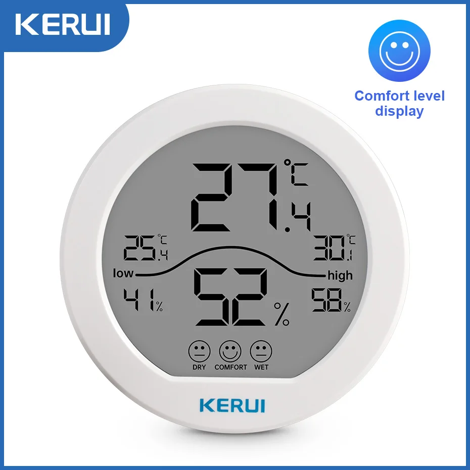 KERUI LCD электронный цифровой измеритель температуры и влажности термометр