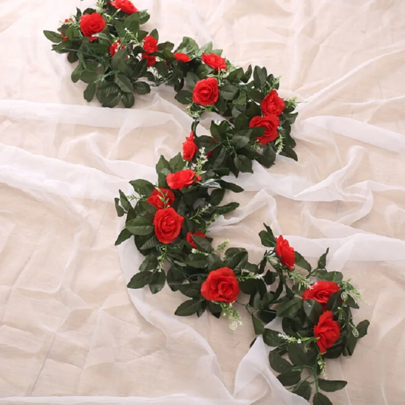 Artificial Flower Faux Silk Rose Leaf Garland Vine Ivy Wedding Landscaping Decor Home Wedding Party Beautiful Decor Bouquet
Artificial Flower Faux Silk Rose Leaf Garland Vine Ivy Wedding Landscaping Decor Home Wedding Party Beautiful Decor Bouquet