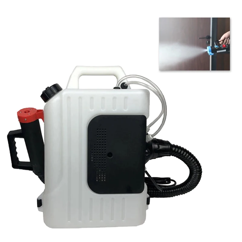 Electric spray sterilizer, electric backpack ultra-low pressure atomizer sprayer, garden cold fog machine portable mist machine
Electric spray sterilizer, electric backpack ultra-low pressure atomizer sprayer, garden cold fog machine portable mist machine