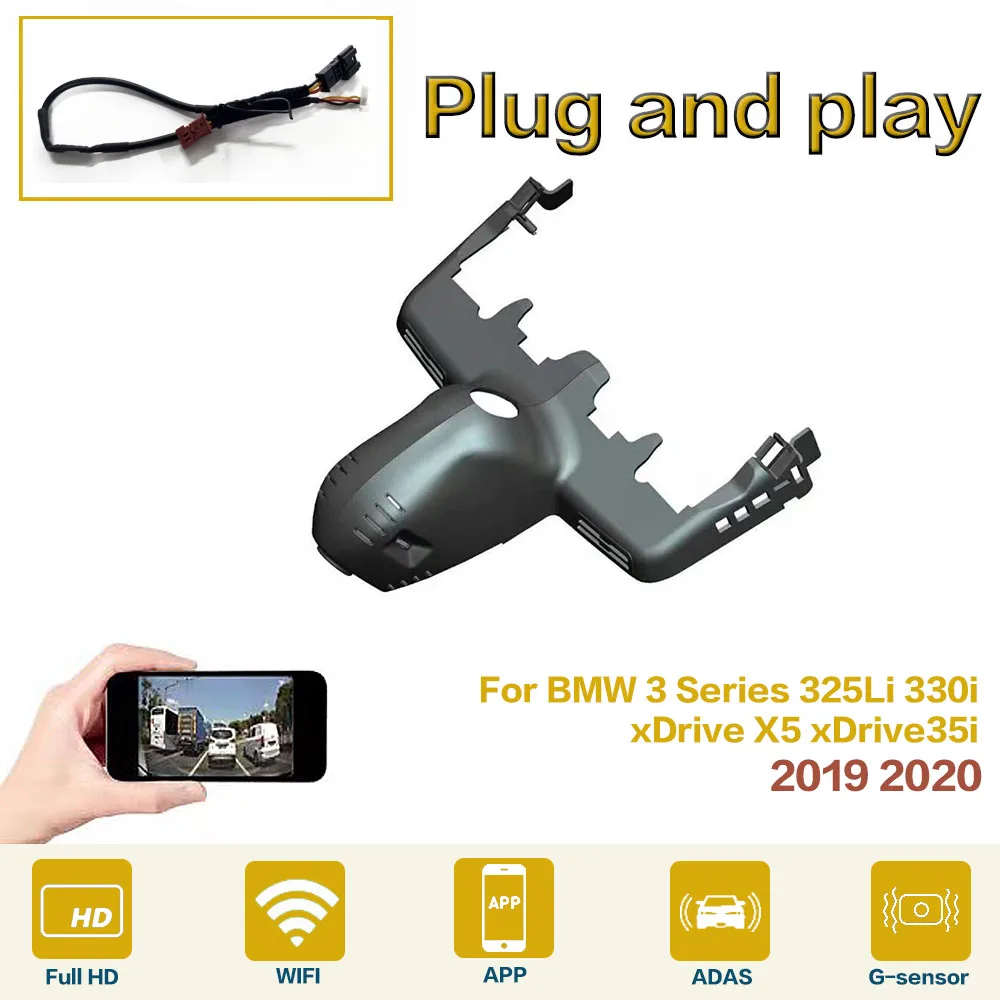 New Plug And Play For BMW 3 Series 325Li 330i xDrive X5 xDrive35i 2019 2020 Car DVR Wifi Video Recorder Dash Cam Camera
New Plug And Play For BMW 3 Series 325Li 330i xDrive X5 xDrive35i 2019 2020 Car DVR Wifi Video Recorder Dash Cam Camera