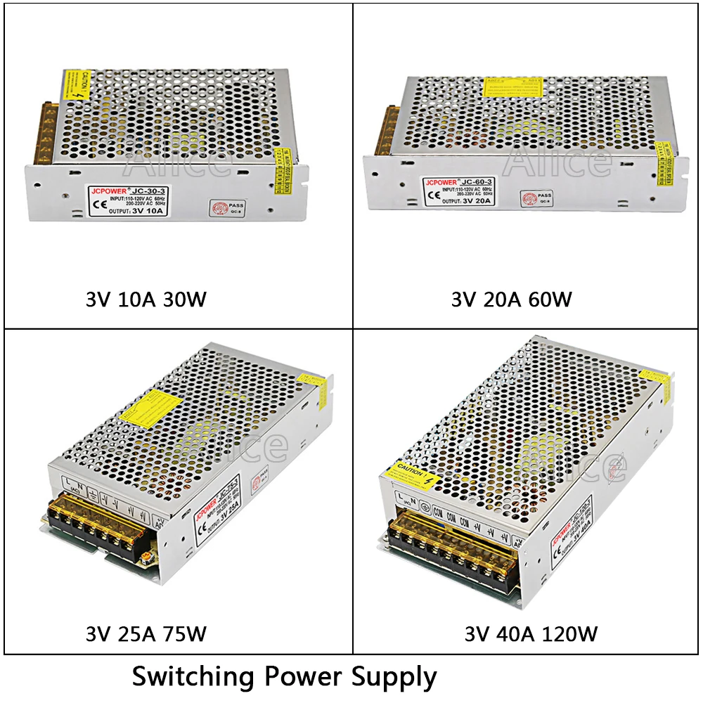 DC3V регулируемое переключение Питание 10A/20A/25A/40A 180W Swich драйвер Трансформатор AC110V 220V DC/DC 3v для Светодиодные ленты светильник фрезерный станок ...
DC3V регулируемое переключение Питание 10A/20A/25A/40A 180W Swich драйвер Трансформатор AC110V 220V DC/DC 3v для Светодиодные ленты светильник фрезерный станок ...