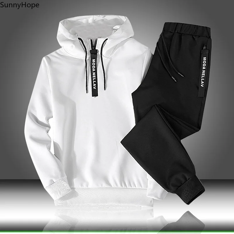 Sets Tracksuit Men Autumn Winter Hooded Sweatshirt Drawstring Outfit Sportswear 2020 Male Suit Pullover Two Piece Set Casual
Sets Tracksuit Men Autumn Winter Hooded Sweatshirt Drawstring Outfit Sportswear 2020 Male Suit Pullover Two Piece Set Casual