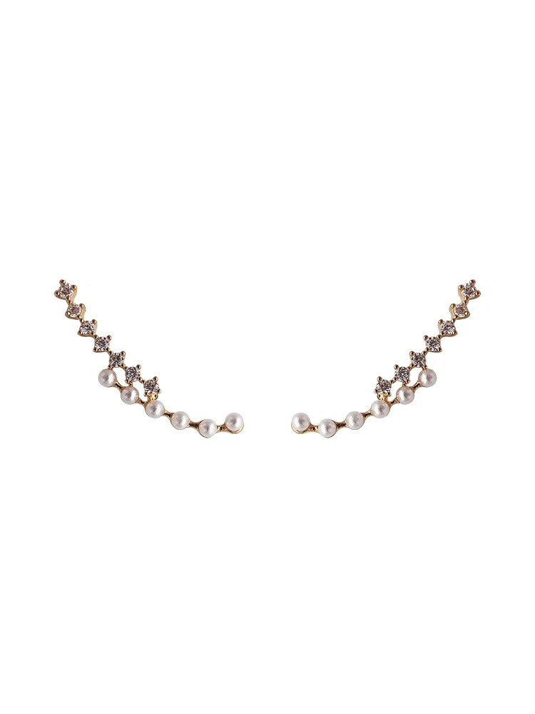 Korean Fashion Pearl Stitching Dual-use Earrings Women's Celebrity Wild Earring Trend for Girls Rhinestone Shiny Jewelry Gifts
Korean Fashion Pearl Stitching Dual-use Earrings Women's Celebrity Wild Earring Trend for Girls Rhinestone Shiny Jewelry Gifts