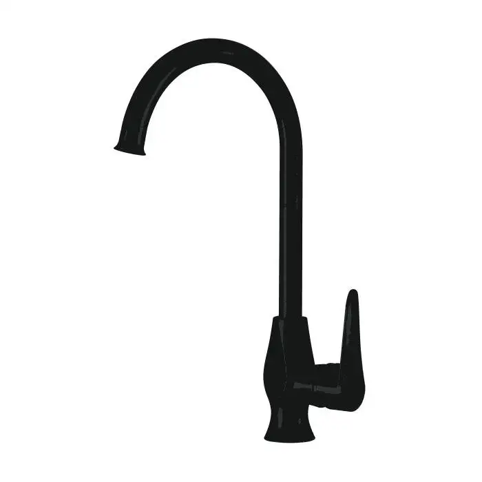Смеситель для кухонной мойки серия STEEL BLACK БРОНЗА ПСМ 301-3 ручка сбоку одноручный П