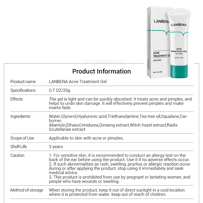 Acne Treatment Face Cream Blackhead Repair Gel Oil Control Shrink Pores Scar Whitening Moisturizer Skin Care Cosmetics TXTB1 
Acne Treatment Face Cream Blackhead Repair Gel Oil Control Shrink Pores Scar Whitening Moisturizer Skin Care Cosmetics TXTB1