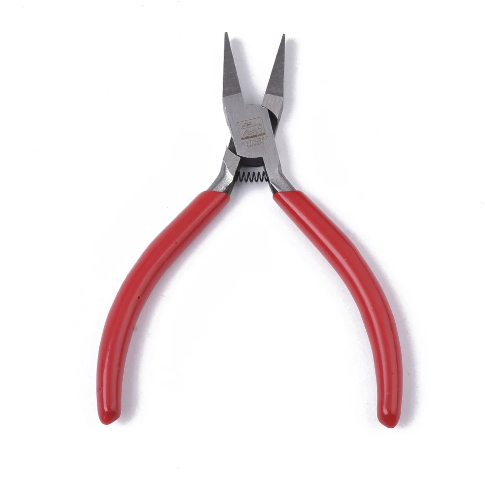 1 pc 50# Steel Jewelry Pliers Flat Nose Pliers for Jewelry Making Supplies Red 12.2x8.5x1cm
1 pc 50# Steel Jewelry Pliers Flat Nose Pliers for Jewelry Making Supplies Red 12.2x8.5x1cm