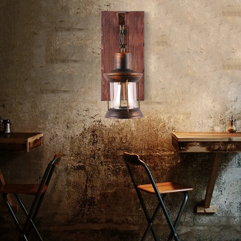 Single Head Industrial Retro Wooden Metal Wall Lamp for The Home / Hotel / Corridor Decorate Wall Light 110V
Single Head Industrial Retro Wooden Metal Wall Lamp for The Home / Hotel / Corridor Decorate Wall Light 110V