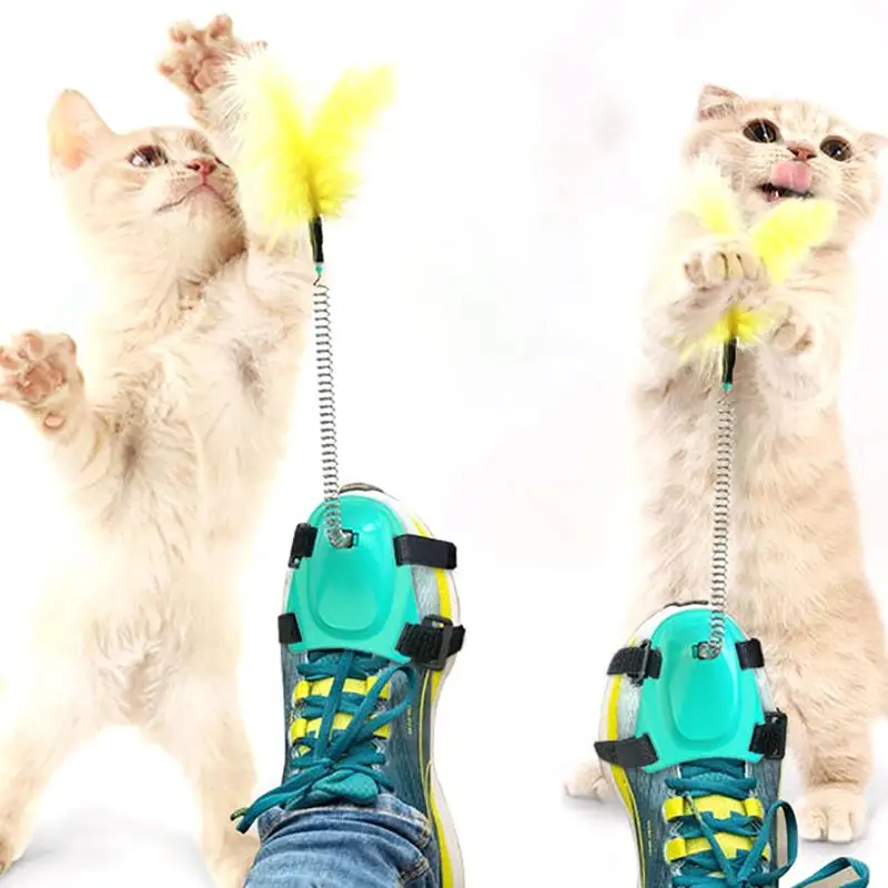 1 Piece Funny Cat Spring Toy Creative Foot Control Cat Teaser Wand Toys Interactive Kitten Play Exercise Toy Pet Cats Supplies
1 Piece Funny Cat Spring Toy Creative Foot Control Cat Teaser Wand Toys Interactive Kitten Play Exercise Toy Pet Cats Supplies