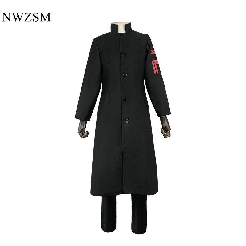 Tokyo Revengers Mikey Cos clothing total long suit black windbreaker red team logo cosplay anime costume
Tokyo Revengers Mikey Cos clothing total long suit black windbreaker red team logo cosplay anime costume